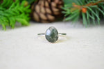 Moss Agate Ring (Size 9)