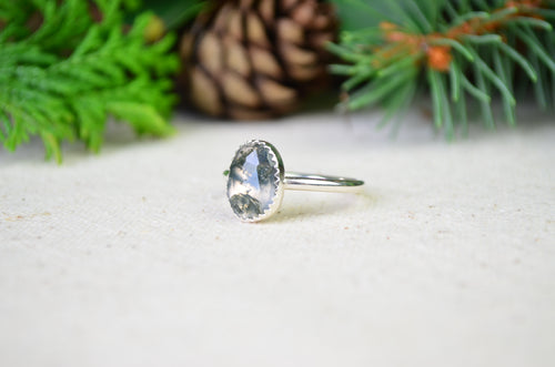 Moss Agate Ring (Size 10)