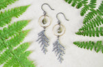 Cedar Branch & Labradorite Earrings
