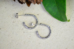 Twig Huggie Hoop Earrings