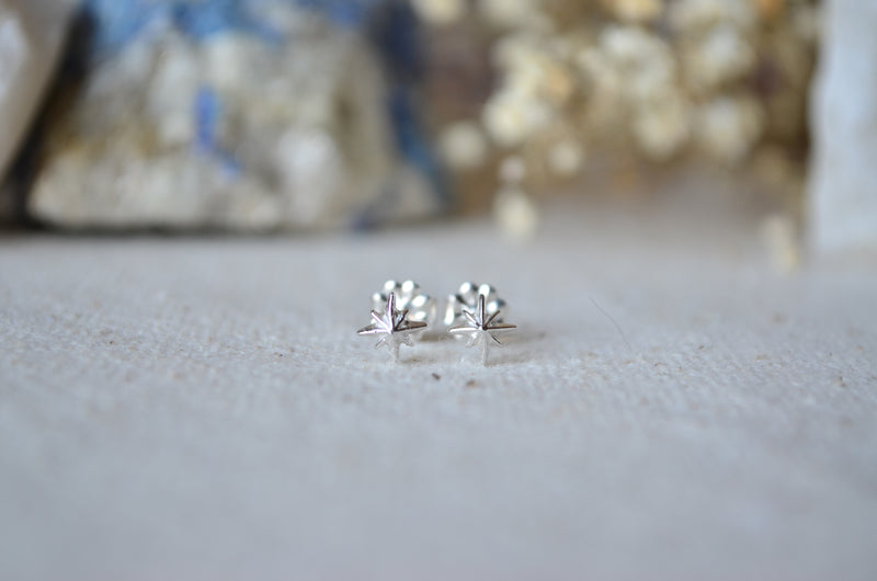 North Star Stud Earrings