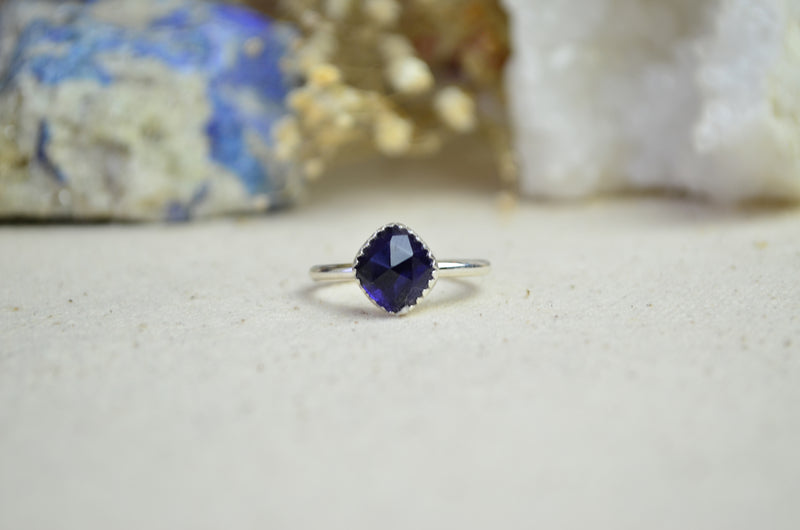 Iolite Stacking Ring (Size 8 1/2)