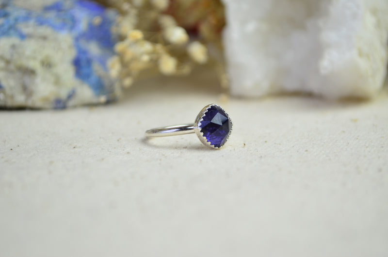 Iolite Stacking Ring (Size 8 1/2)