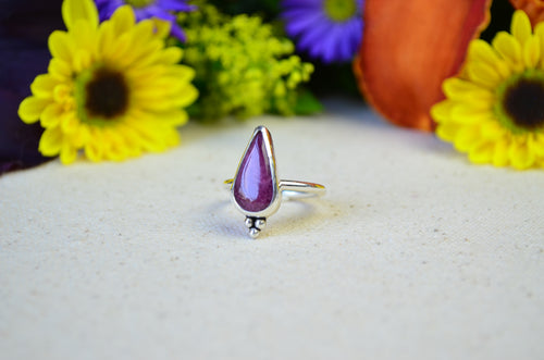 Purple Spiny Oyster Stacking Ring (Size 8)