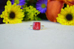 Red Spiny Oyster Stacking Ring (Size 8)