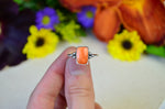 Orange Spiny Oyster Stacking Ring (Size 10)