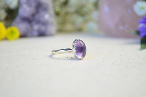 Amethyst Stacking Ring (Size 5)