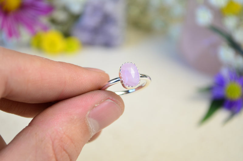 Kunzite Stacking Ring (Size 5 1/2)