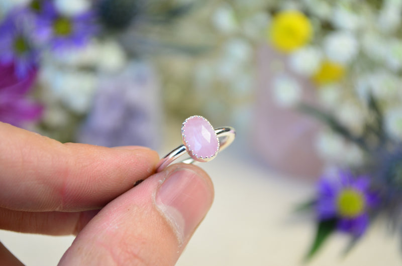 Kunzite Stacking Ring (Size 6 1/2)