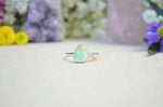 Prehnite Stacking Ring (Size 7)