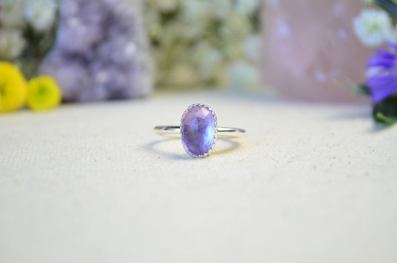 Amethyst Stacking Ring (Size 8)