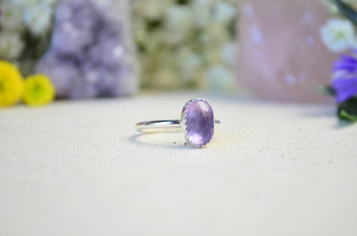 Amethyst Stacking Ring (Size 8)