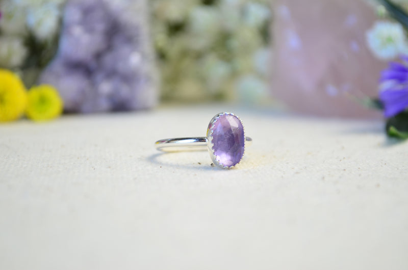 Amethyst Stacking Ring (Size 8)