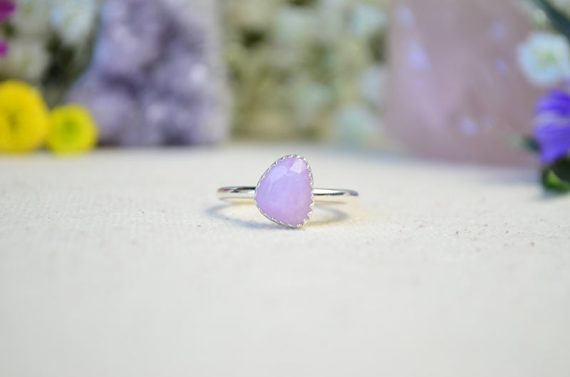 Kunzite Stacking Ring (Size 8 1/2)