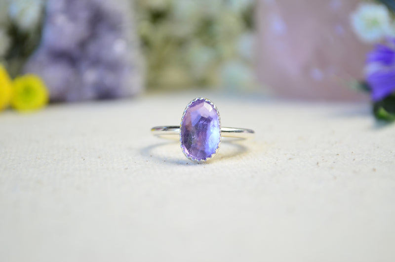 Amethyst Stacking Ring (Size 9)