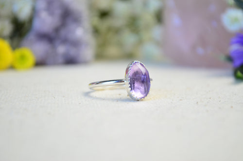 Amethyst Stacking Ring (Size 9)