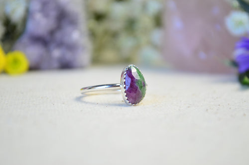 Ruby in Zoisite Stacking Ring (Size 9)