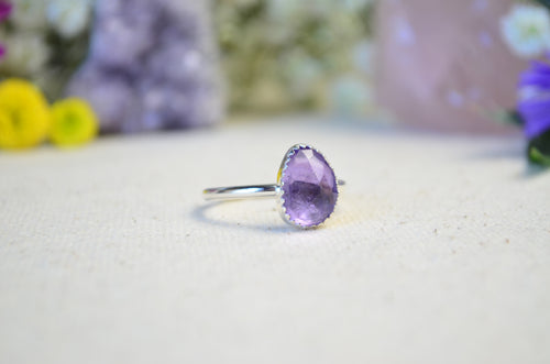 Amethyst Stacking Ring (Size 10)