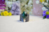 Emerald Textured Wide Band Ring (Size 10)