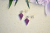 Ruby Shield Earrings