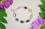 A Song For Spring Multi-Gemstone Link Bracelet