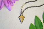 Heliodor Necklace with 14K Yellow Gold Accents