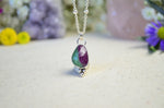 Ruby in Zoisite Charm Necklace