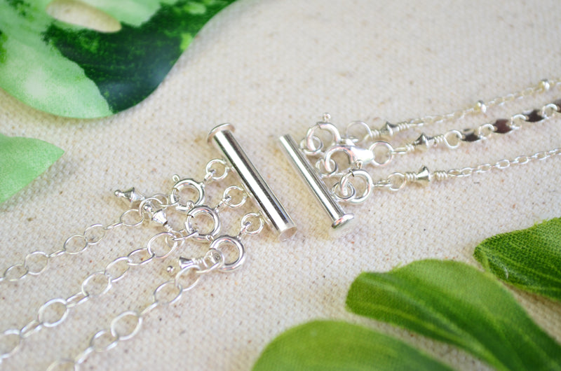 3-Strand Clasp in Sterling Silver