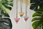 Vintage Acrylic Pride Pendant - Made-To-Order - Choose Your Color