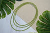 Peridot Rope Necklace in Sterling Silver