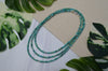 Turquoise Rope Necklace in Sterling Silver