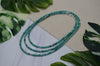 Turquoise Rope Necklace in Sterling Silver