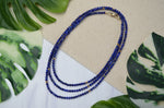 Lapis Lazuli Rope Necklace in 14K Gold Fill