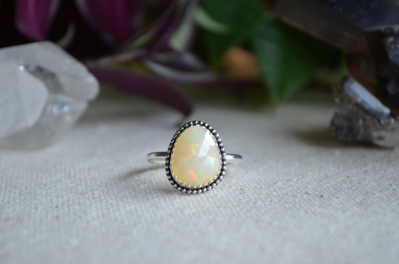 Ethiopian Opal Ring (Size 8)