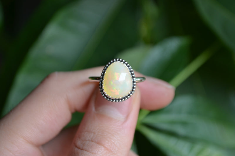 Ethiopian Opal Ring (Size 8)