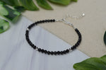 Black Tourmaline Bracelet in Sterling Silver