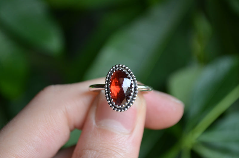 Garnet Ring (Size 8)
