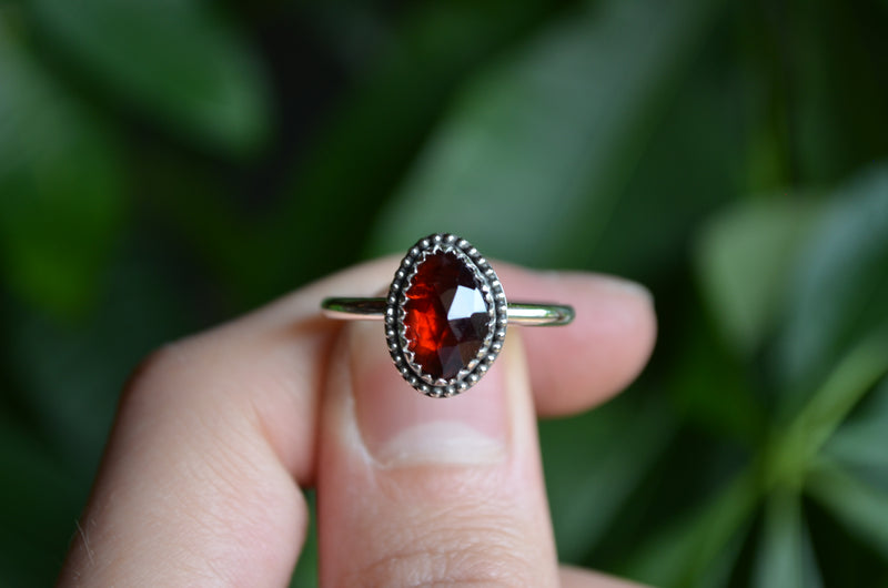 Garnet Ring (Size 9 1/2)