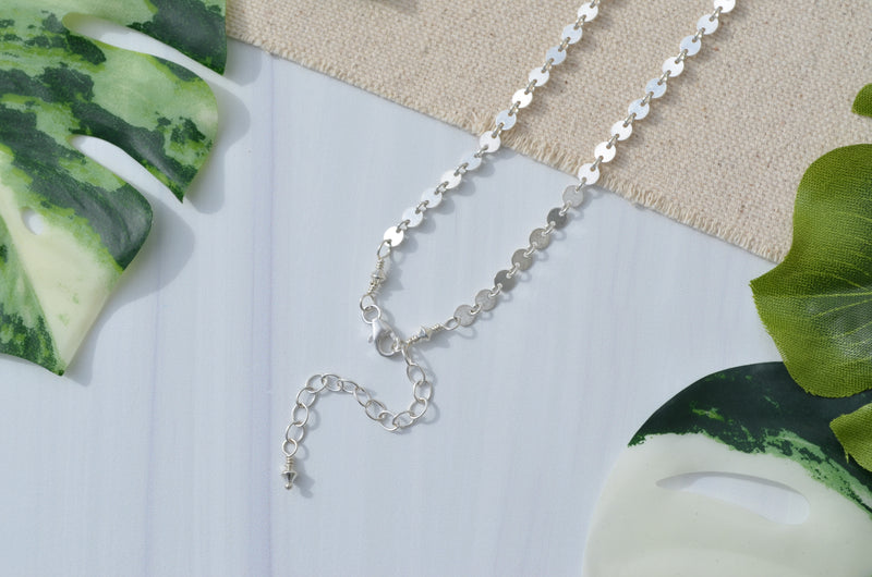4mm Disco Chain Necklace in Sterling Silver