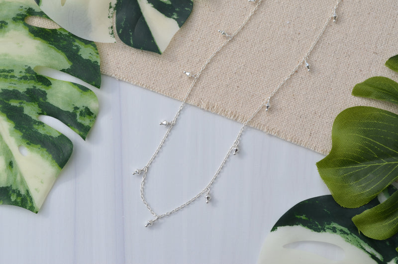 Raindrop Necklace in Sterling Silver